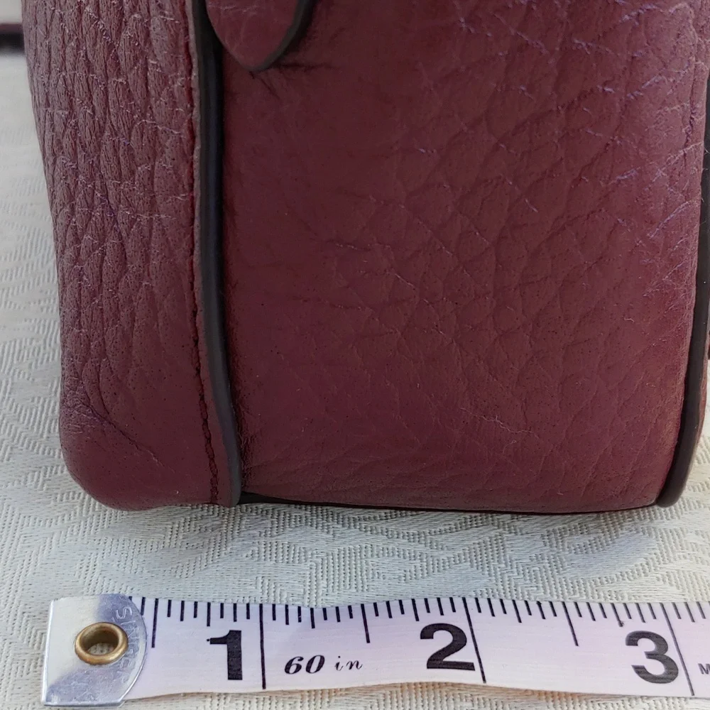 Kate Spade New York Mini Caden Carter Leather Women's Backpack Bag in Burgundy - Picture 8 of 16
